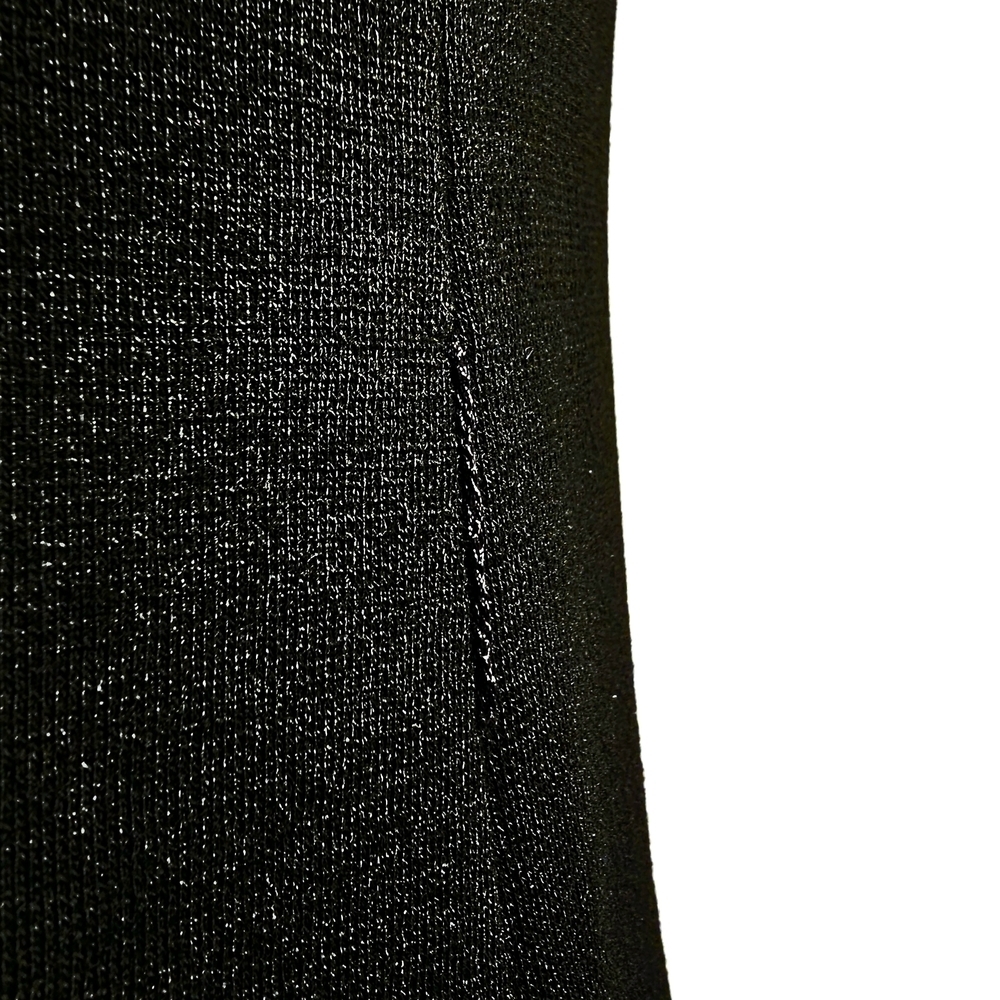 Vintage 70's Womens Western Black Wool Knit Button-up Embroidered Shirt XS - Picture 7 of 10